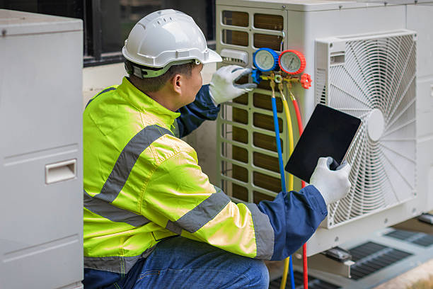 Professional Hvac Installation technician working in Buckingham, PA